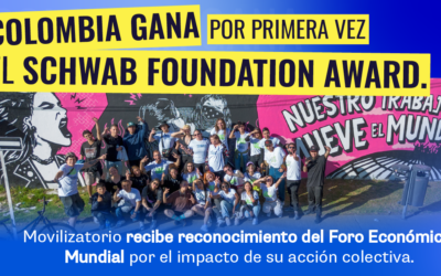 Movilizatorio obtiene premio internacional a la Innovación Social Colectiva en el Foro Económico Mundial en Davos, Suiza.