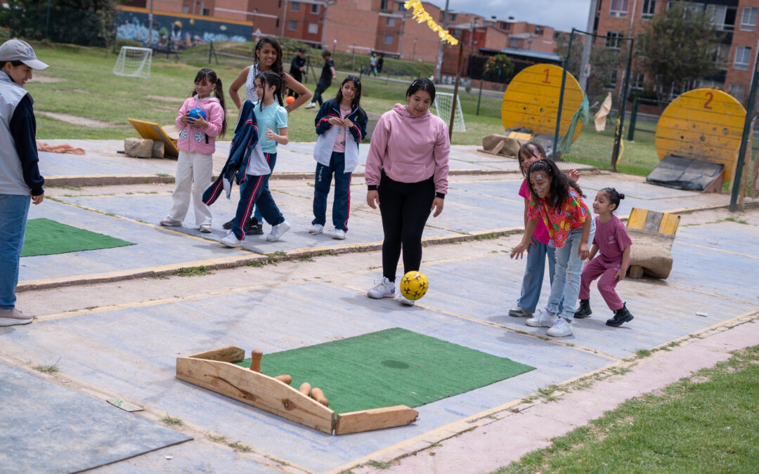 Rayuela, bolos y goles: así se vivió en Soacha una jornada donde la salud se aprendió jugando